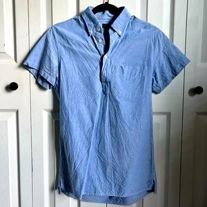 J.Crew Oxford short sleeve popover